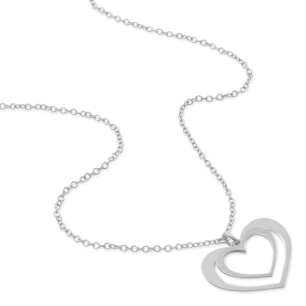 Collier Clarra Argent Blanc