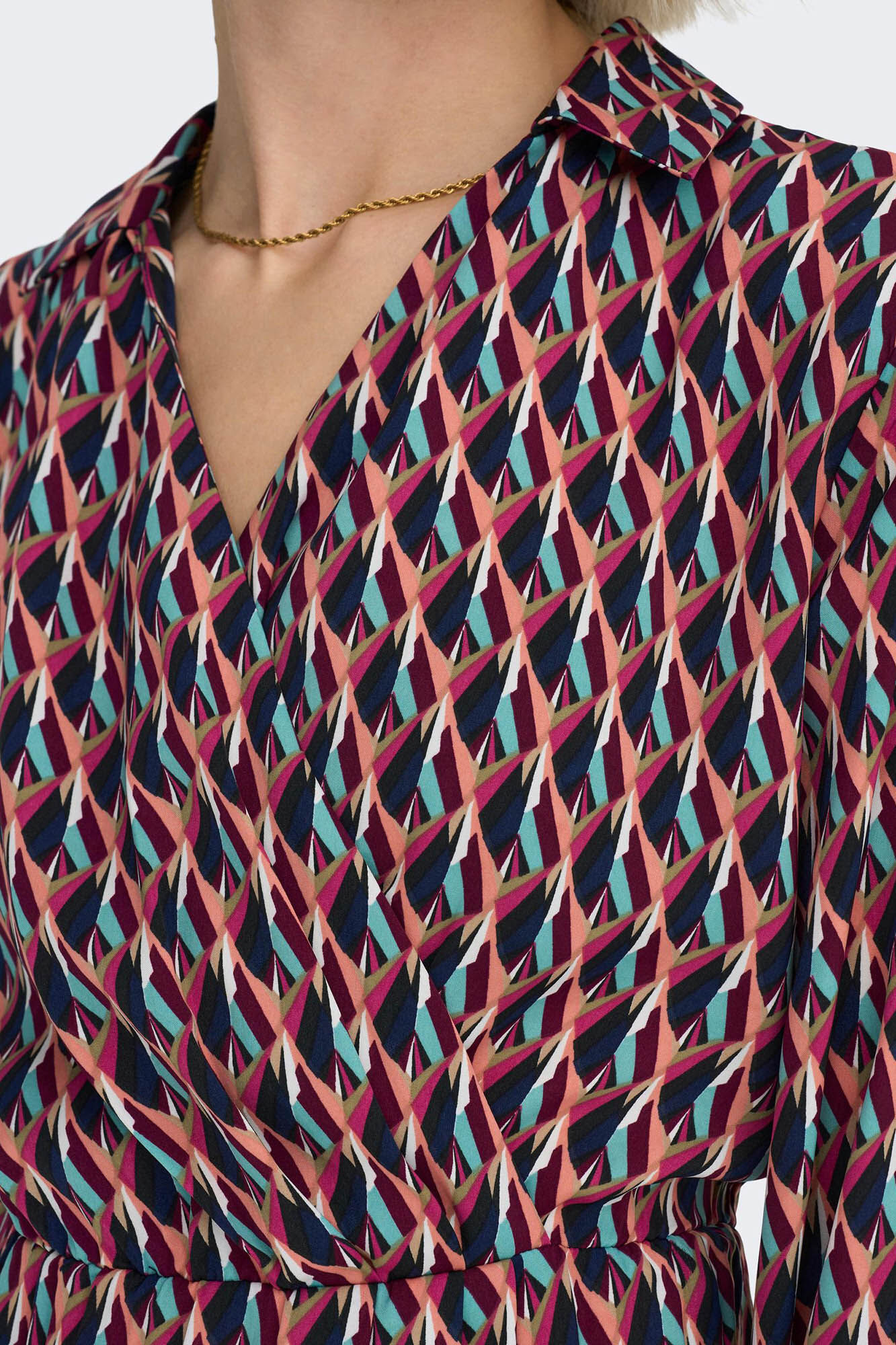 Vestido camisa de cetim