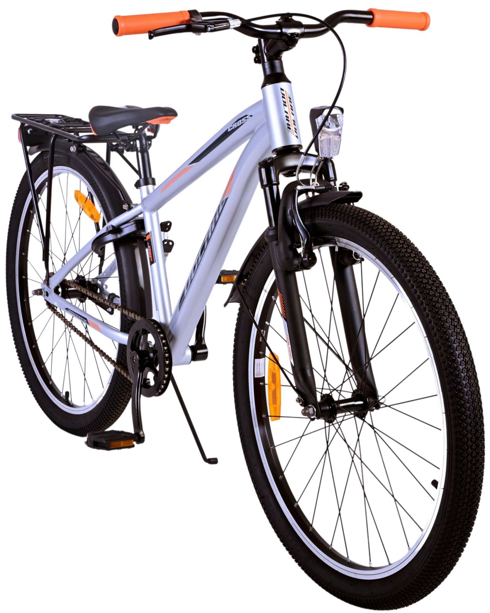TPFSports Cross Kinderfahrrad - Jungen - Rücktritt + Handbremse - 24 Zoll - Blau
