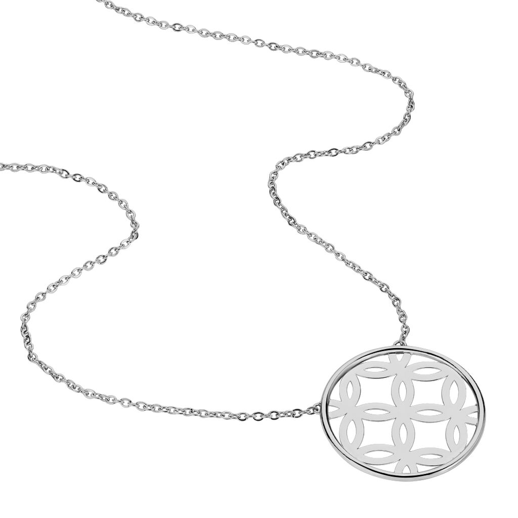 Collier Danyl Acier Blanc