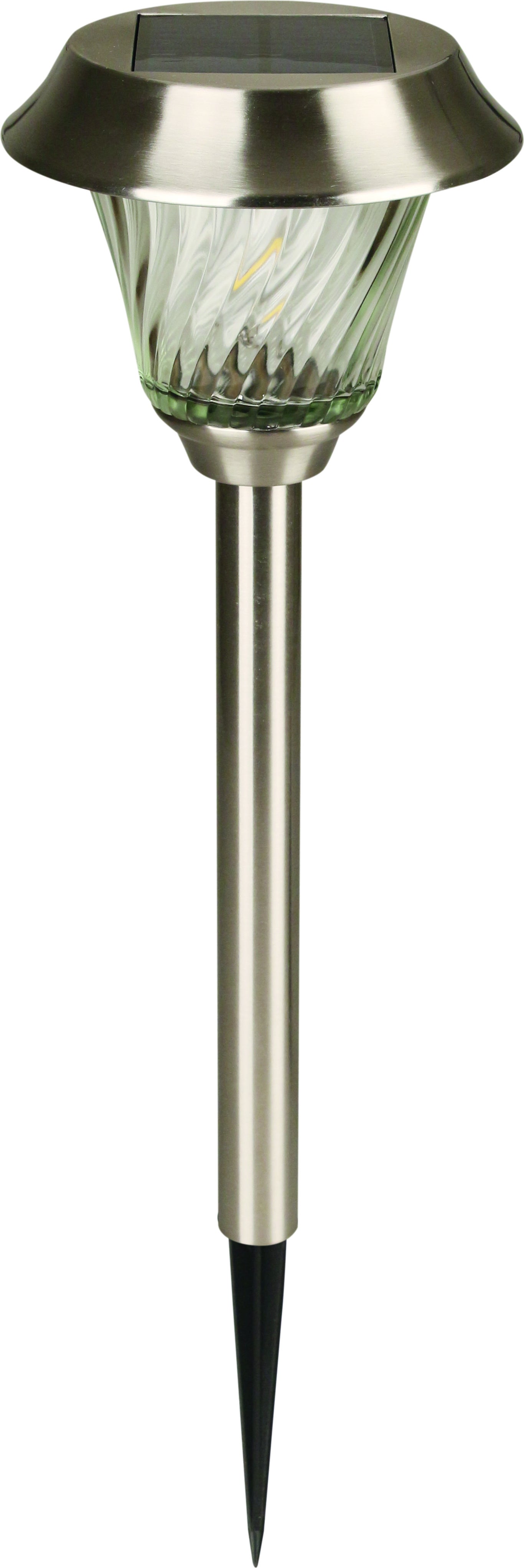 Luxform Lighting solar staande buitenlamp Michigan zilver D 18H 60 cm