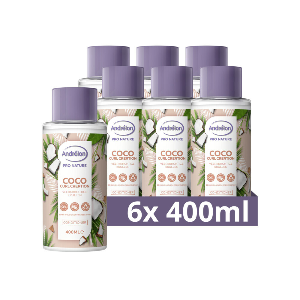6x Andrelon Conditioner Coco Curl Creation400 ml