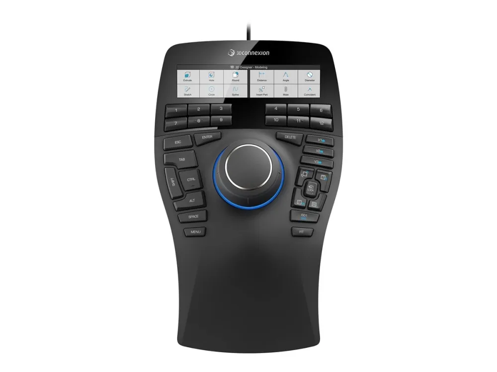 3Dconnexion SpaceMouse Enterprise - 3D-mus - 31 knapper - kablet - USB