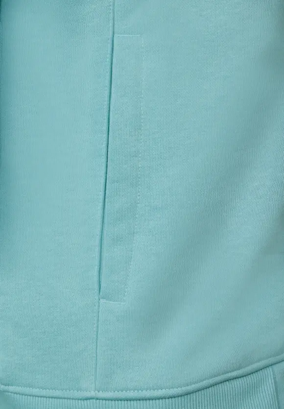 Troyer Sweatjacke - aurora turquoise