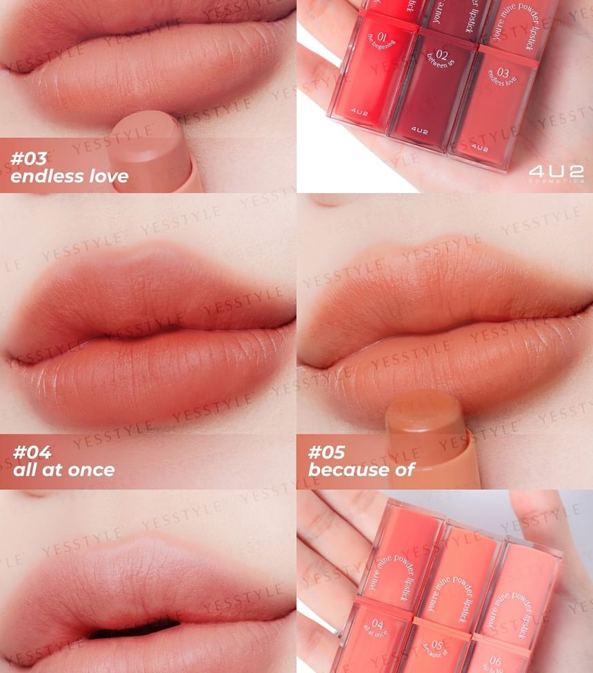4U2 - You're Mine Poeder Lippenstift