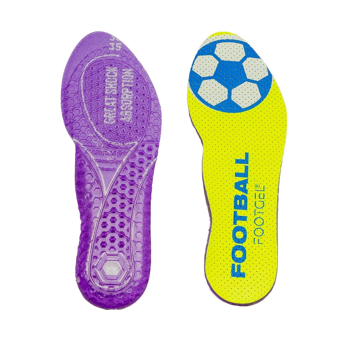 Palmilha Footgel Football, alivio y confort.