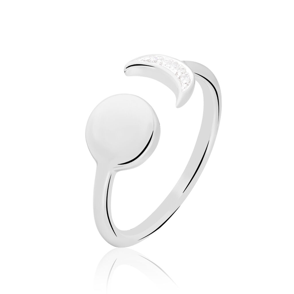 Bague Lyana Argent Blanc Oxyde De Zirconium