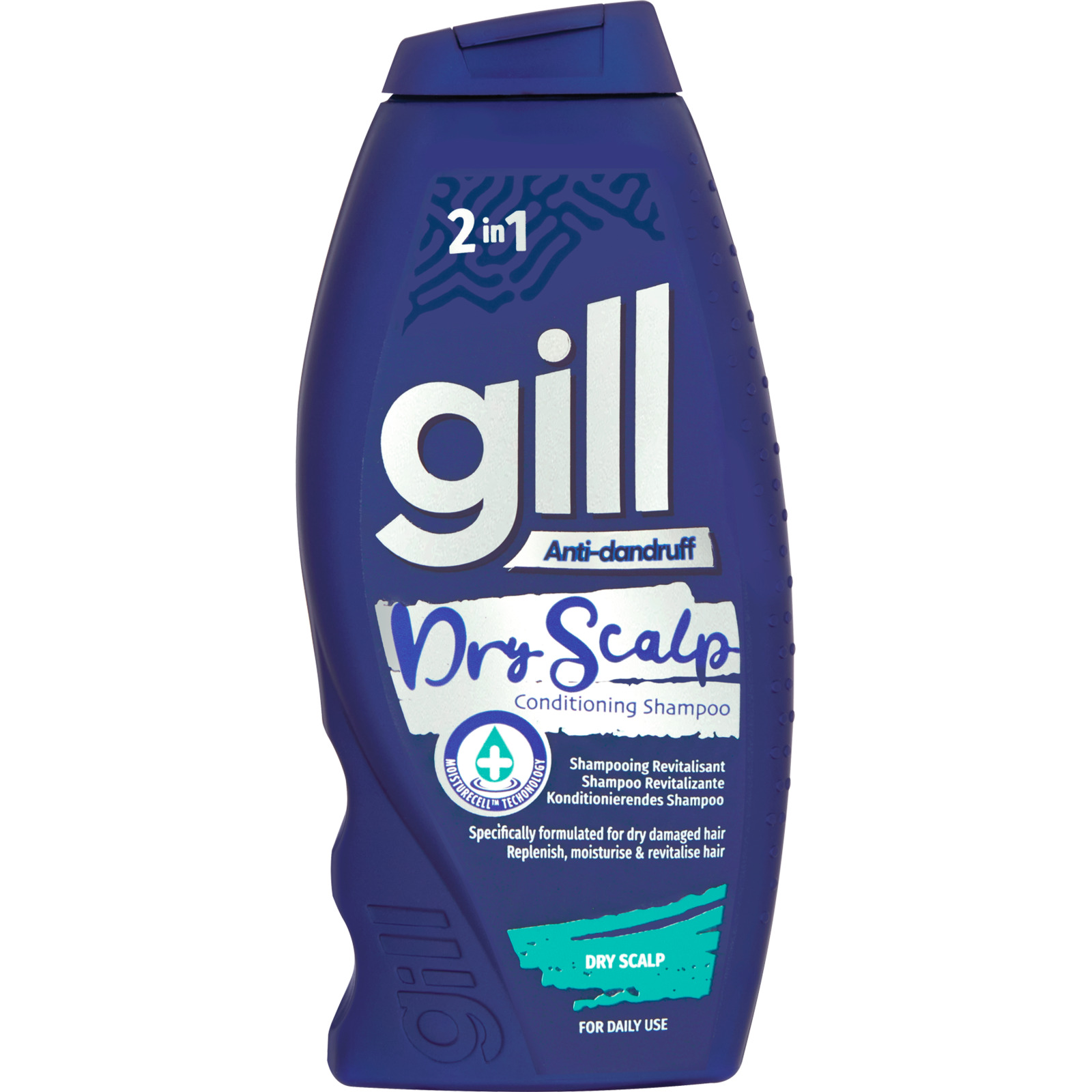 Gill Shampoo 2 in 1 trockenen Kopfhaut 400 ml