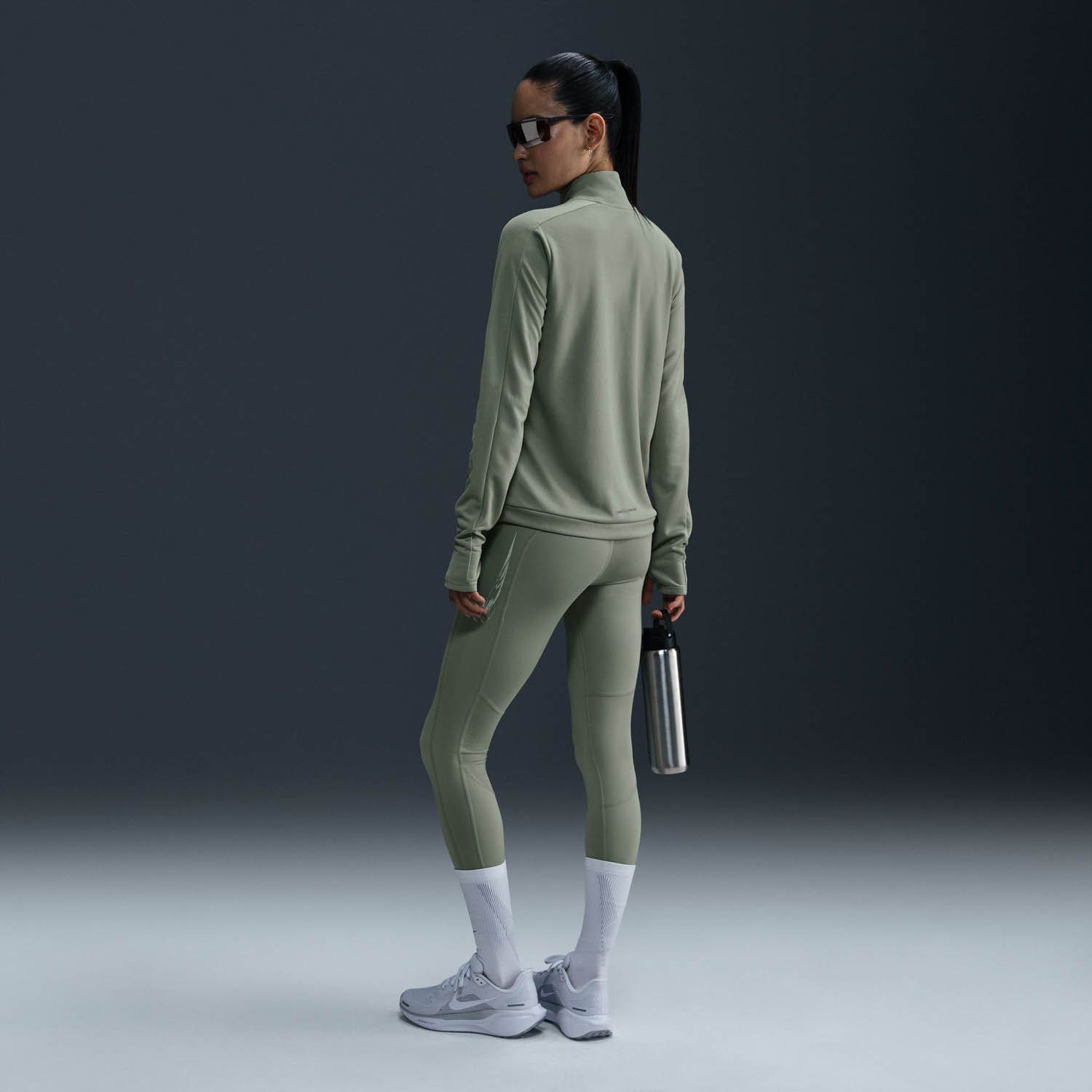 Nike  Swoosh Dri-fit 1/4 Zip Mid Layer