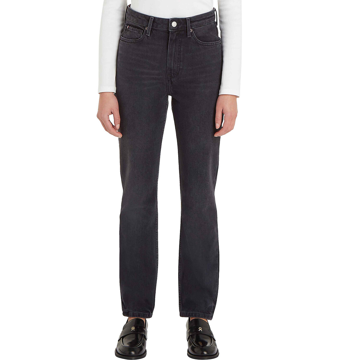 TOMMY HILFIGER<br>Calça jeans slim em tecido de algodão elástico