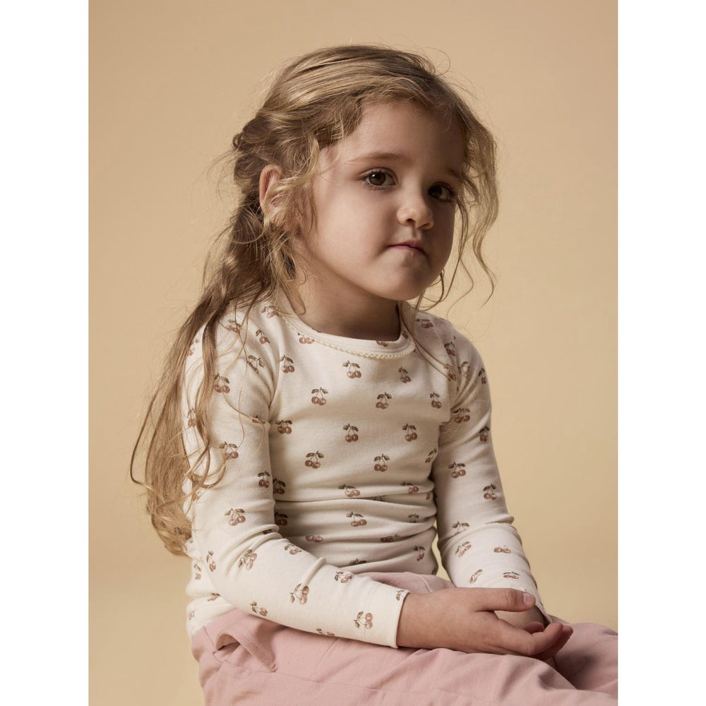 Køb Lil'Atelier Coconut Milk Cherry Nmflayo Sig Ls Slim Top Lil