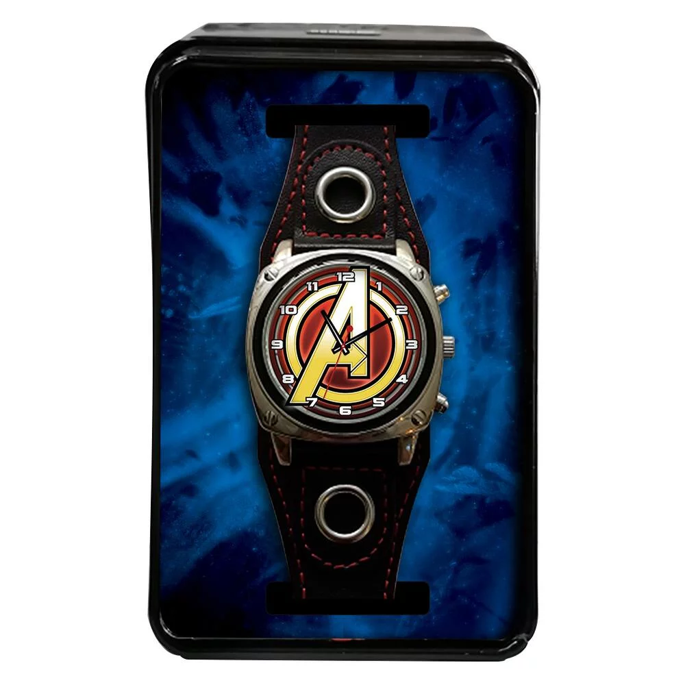 MARVEL AVENGERS - MONTRE ANALOGIQUE DANS BOITE METAL