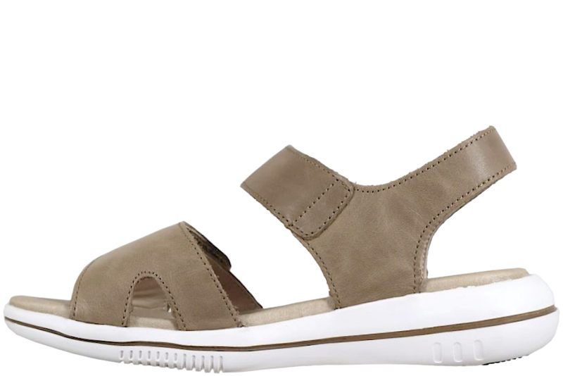 GREEN COMFORT LEAF OLIVEN FARVET SANDAL.