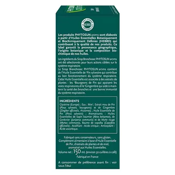 Xarope Phytosun Arôms Bronchosec 150ml