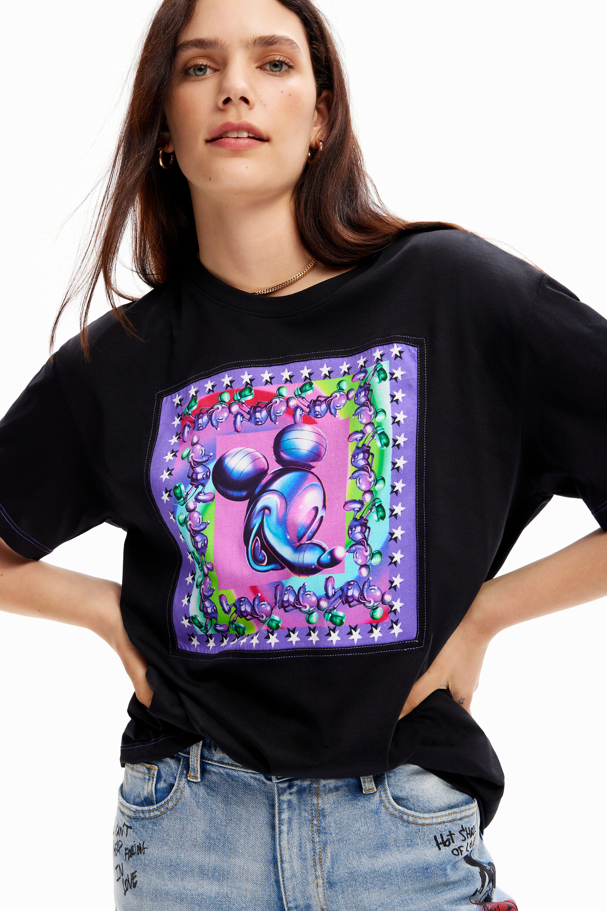 T-shirt oversize Mickey Mouse