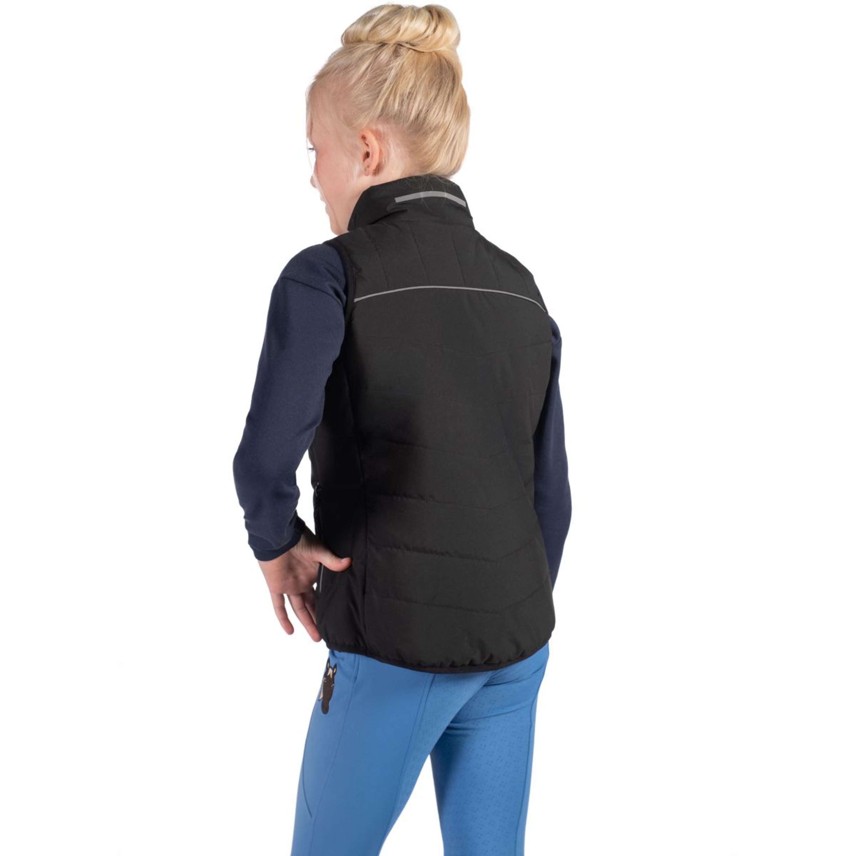 HKM Bodywarmer Cuddle Verwarmde Zwart