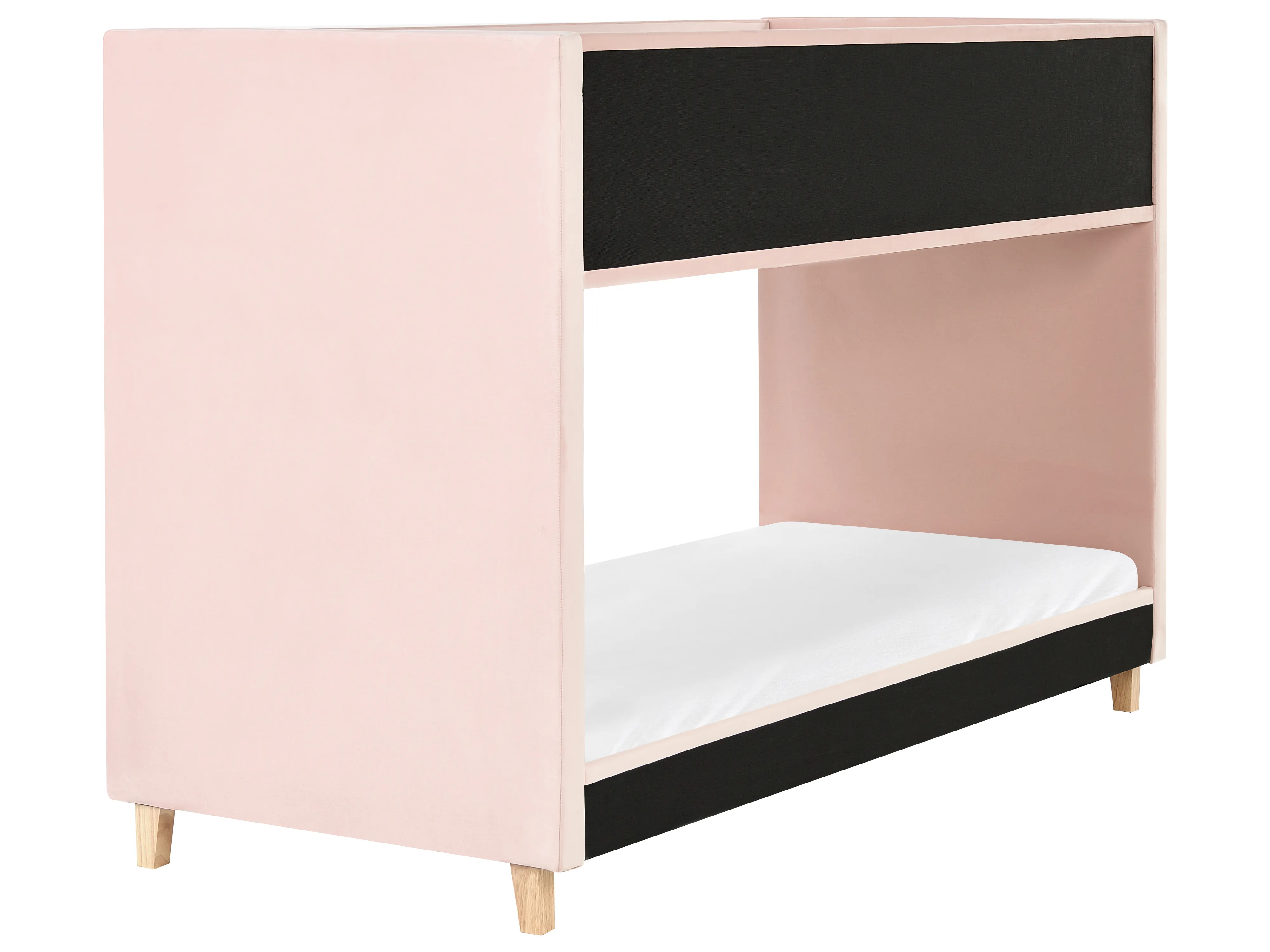 Hoogslaper Fluweel CHOCQUES 90 x 200 cm Pastelroze
