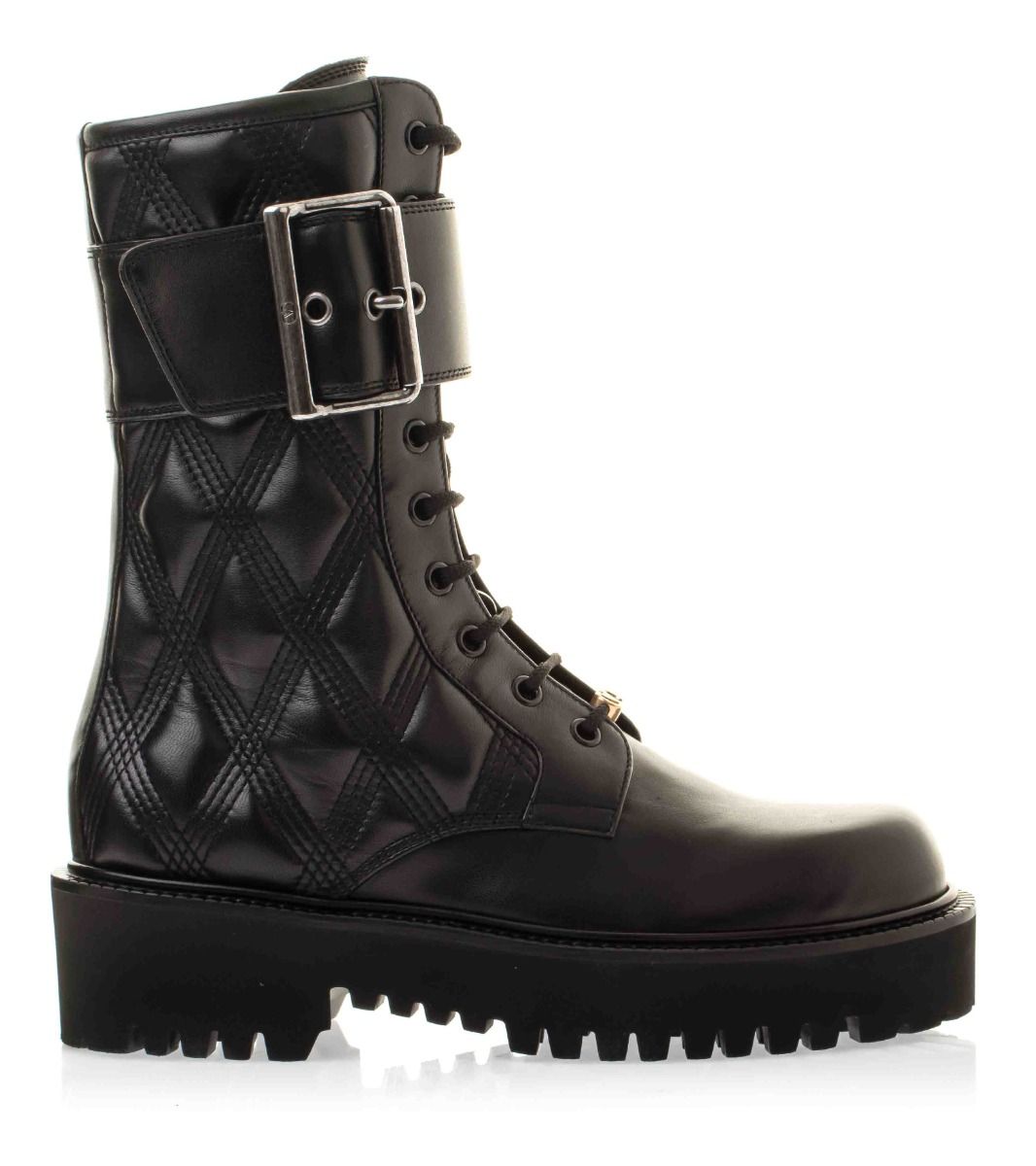 Valentino Garavani Quiltie 67 Combat Boot