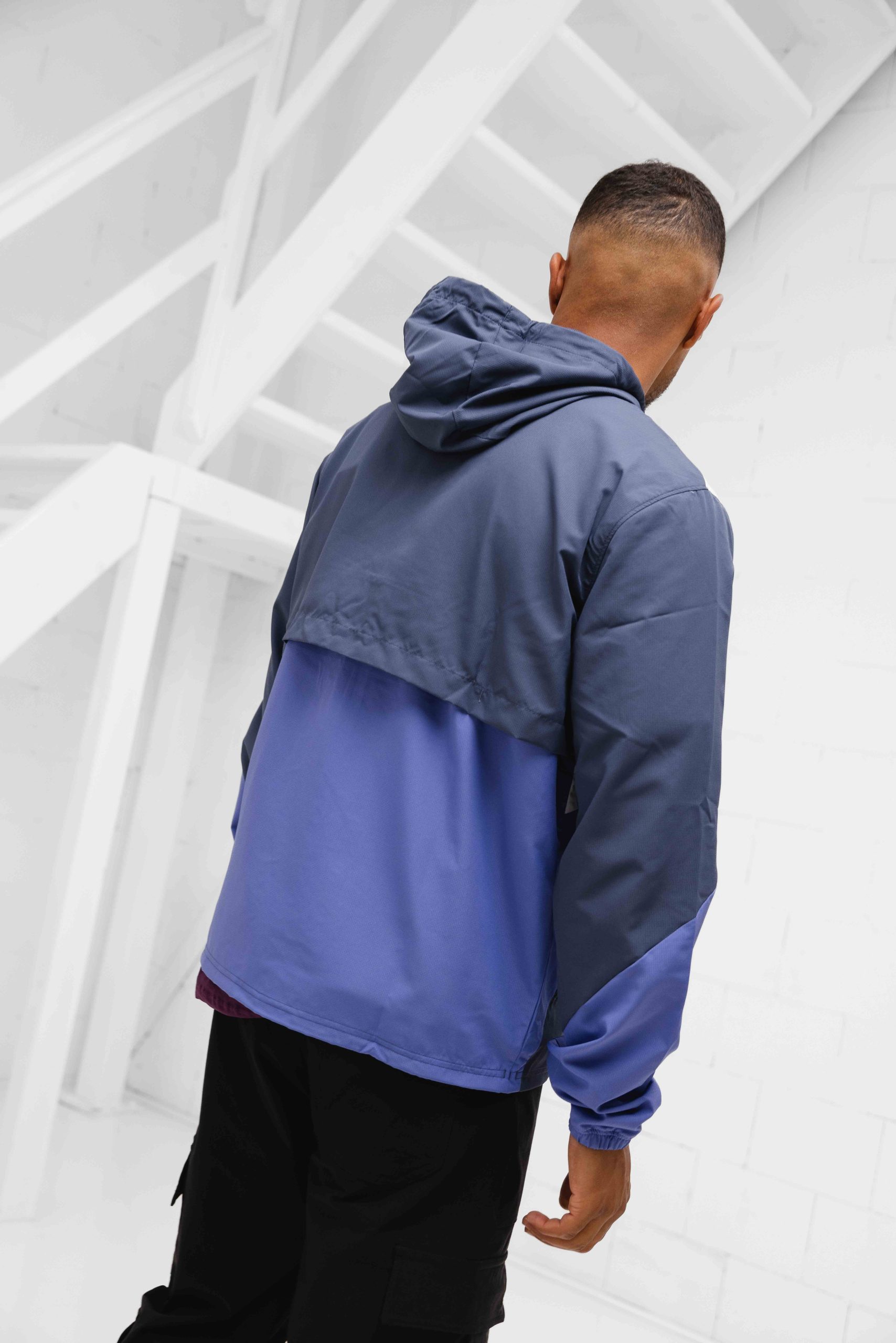 Under Armour Icon Legacy Windjack Heren Donkerblauw/Grijs/Paars