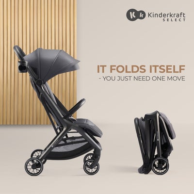 Kinderkraft NUBI 2 Sportsvogn, Cloudy Grey