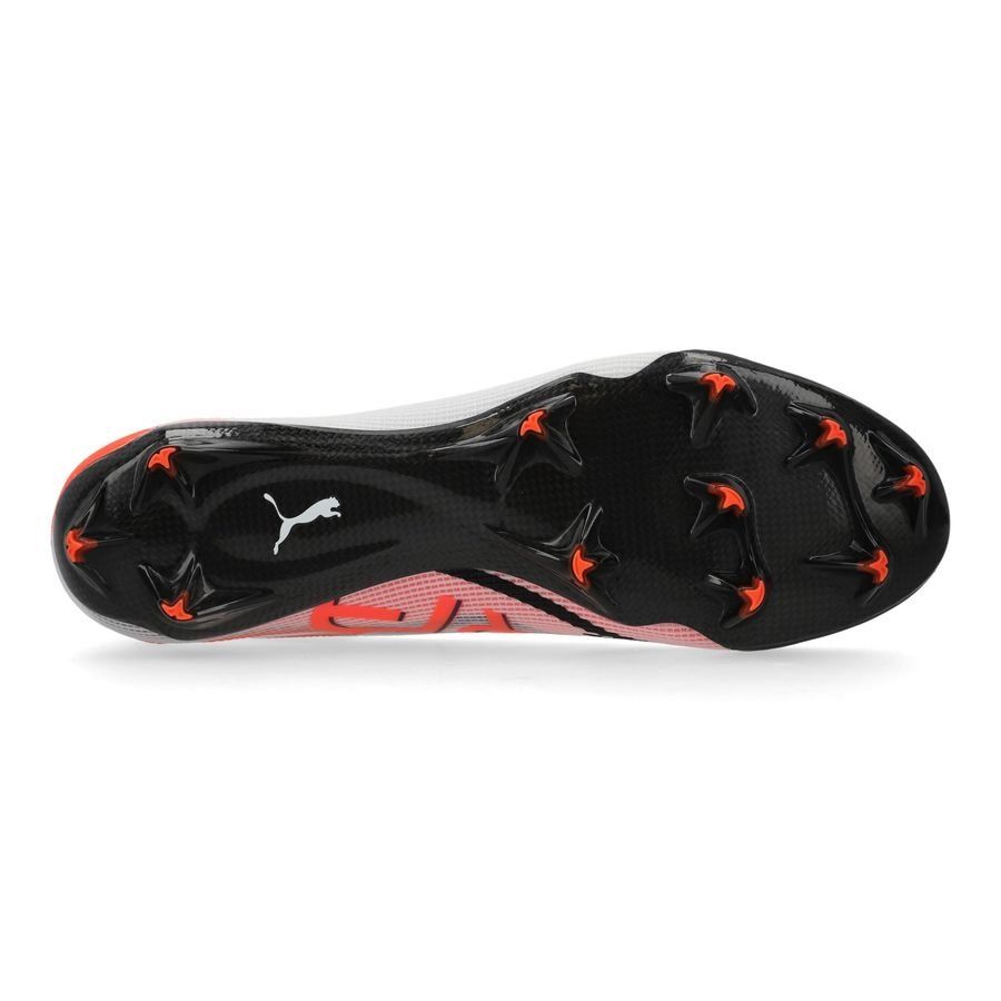 PUMA Ultra 5 Carbon FG Unlimited - Blanc/Noir/Glowing Red