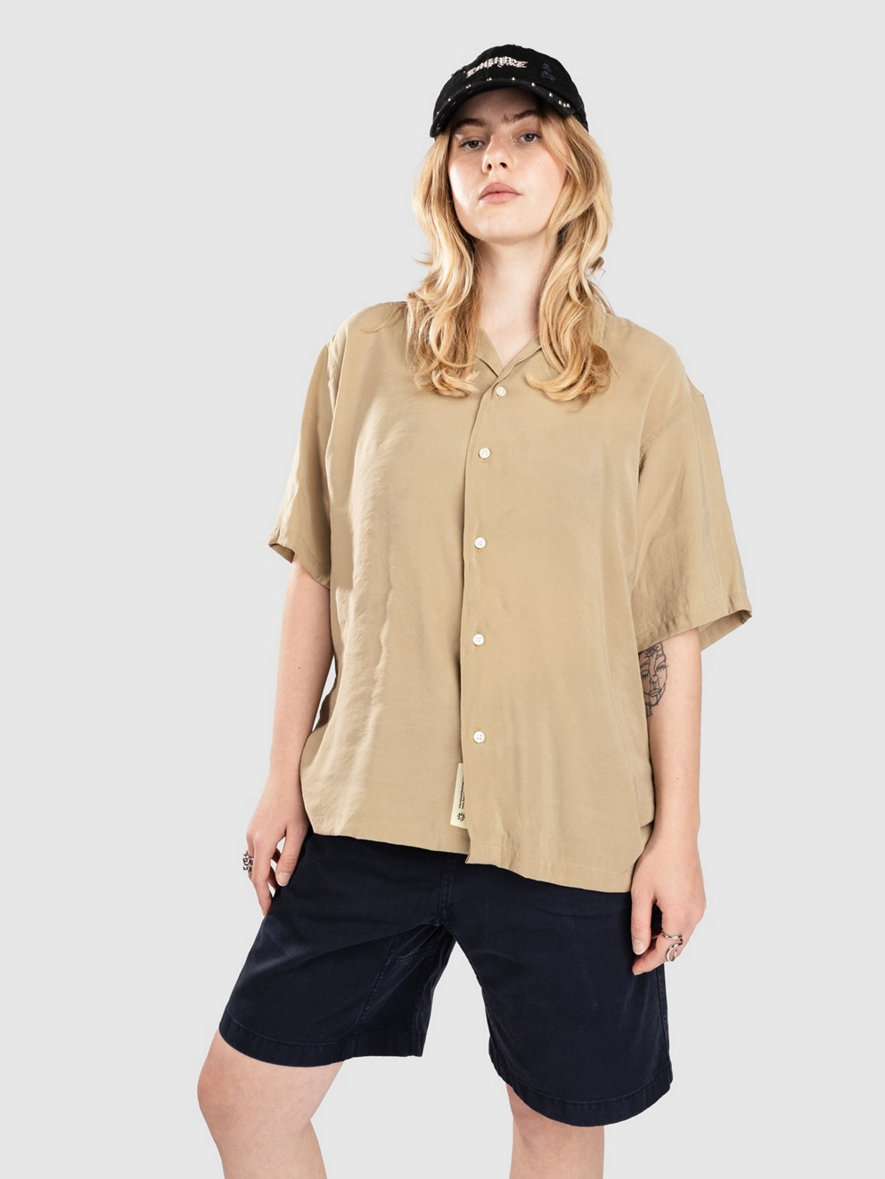 Woodbird WBSunny Modu Shirt sand