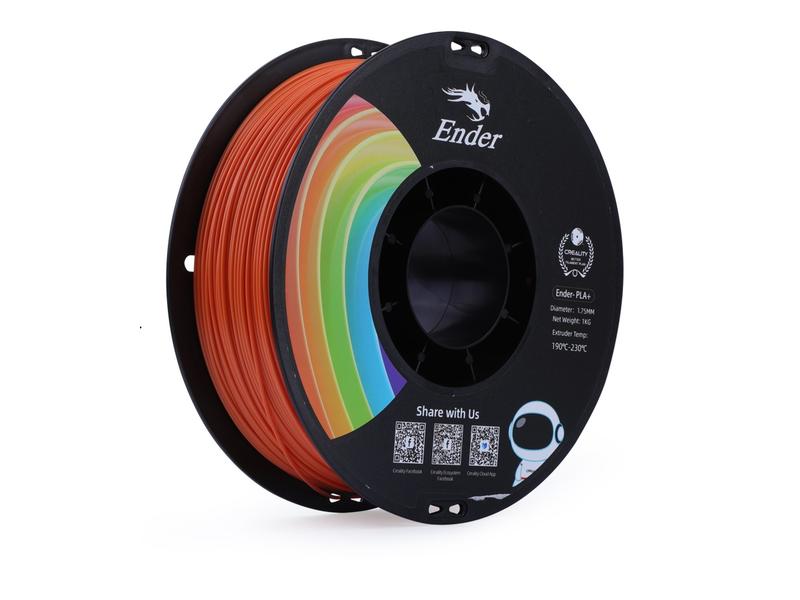 Creality Filament PLA  Orange, 1.75 mm, 1 kg Hochwertiges PLA  Filament für 3D-Drucker