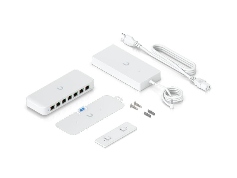 Ubiquiti PoE  Switch USW-ULTRA-210W 7 Port Hochleistungsfähiger und vielseitiger 202W PoE-Switch