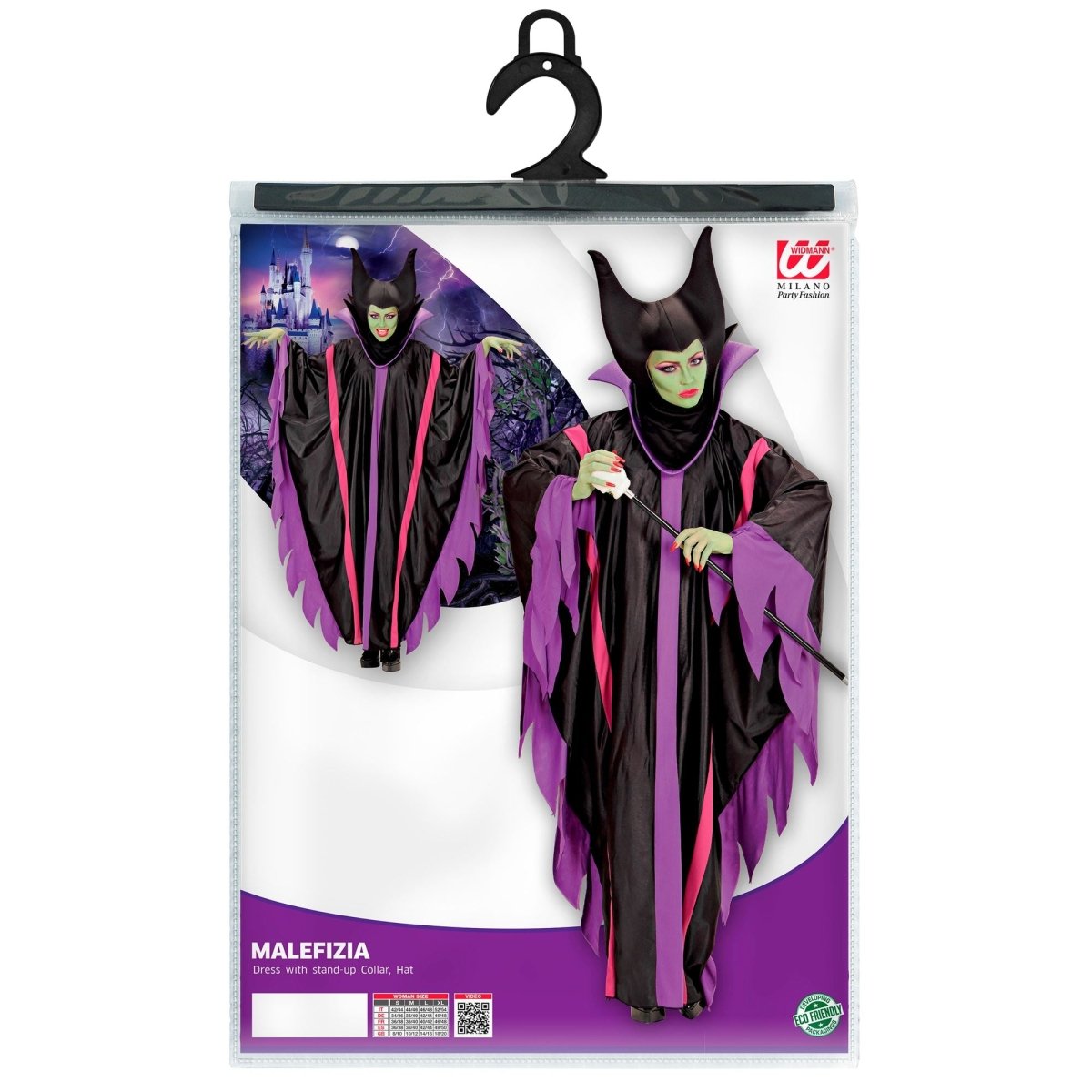 Halloween Jurk Paars Dames Malefizia