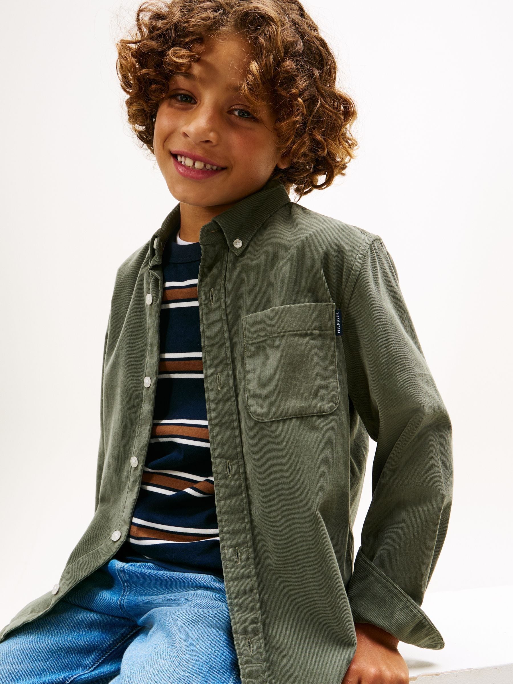 Tommy Hilfiger Regular Fit Corduroy Shirt