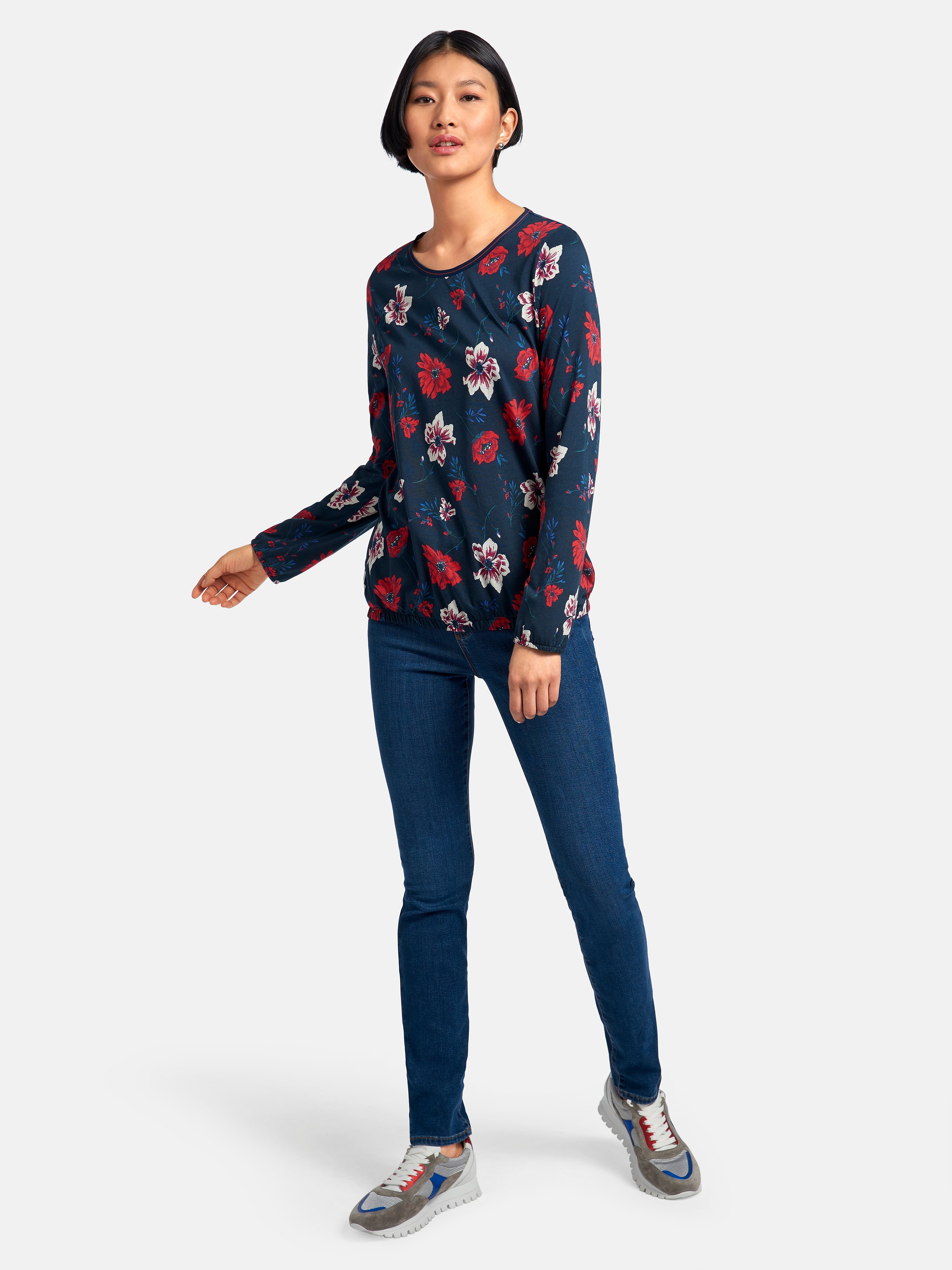 Rundhals-Shirt