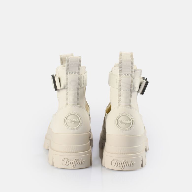 Aspha Coa Bottines à talon vegan, offwhite