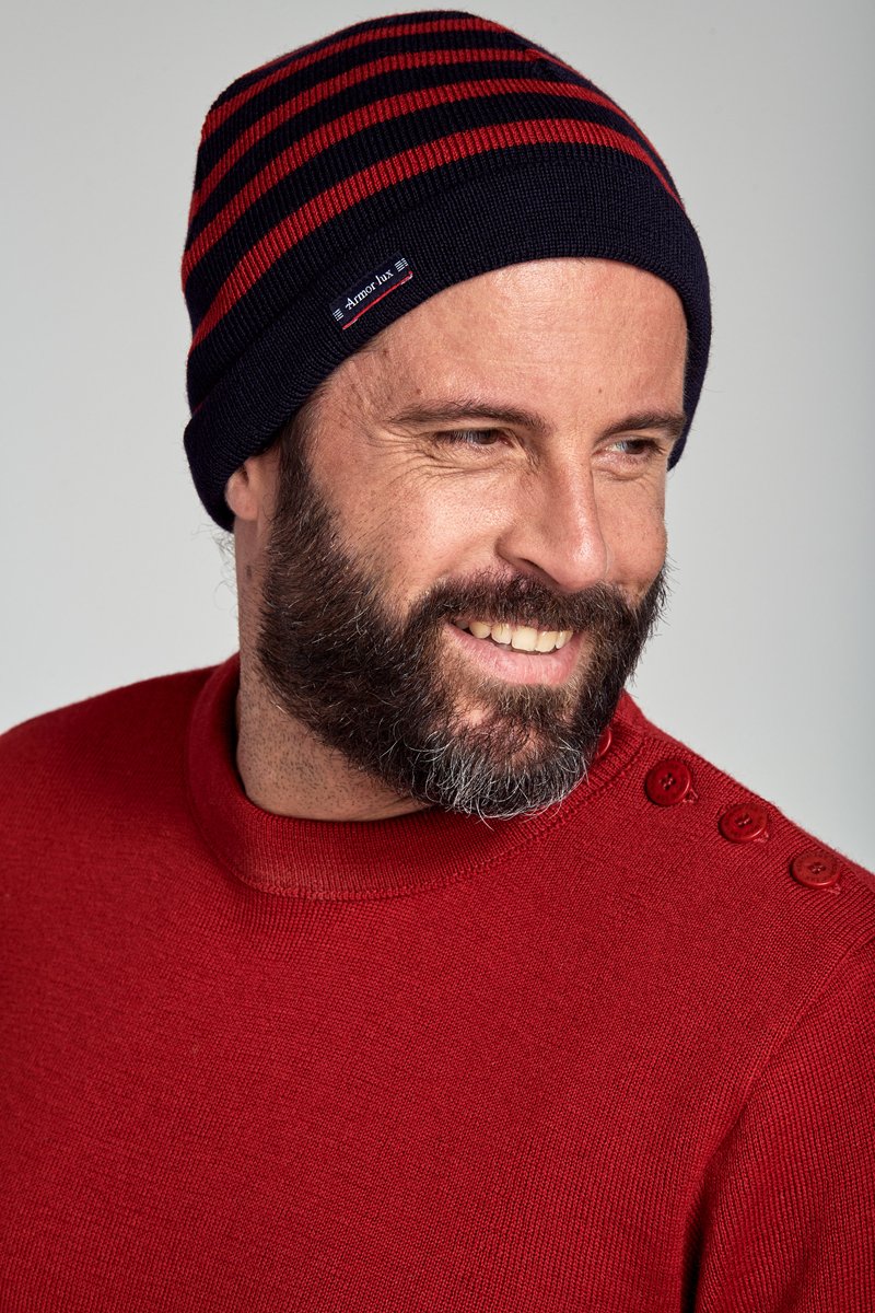 Bonnet rayé 