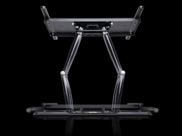 Multibrackets M VESA Super Slim Tilt & Turn Plus HD - Monteringssæt (drejelig arm) - for fladt panel - sort - skærmstørrelse: 42
