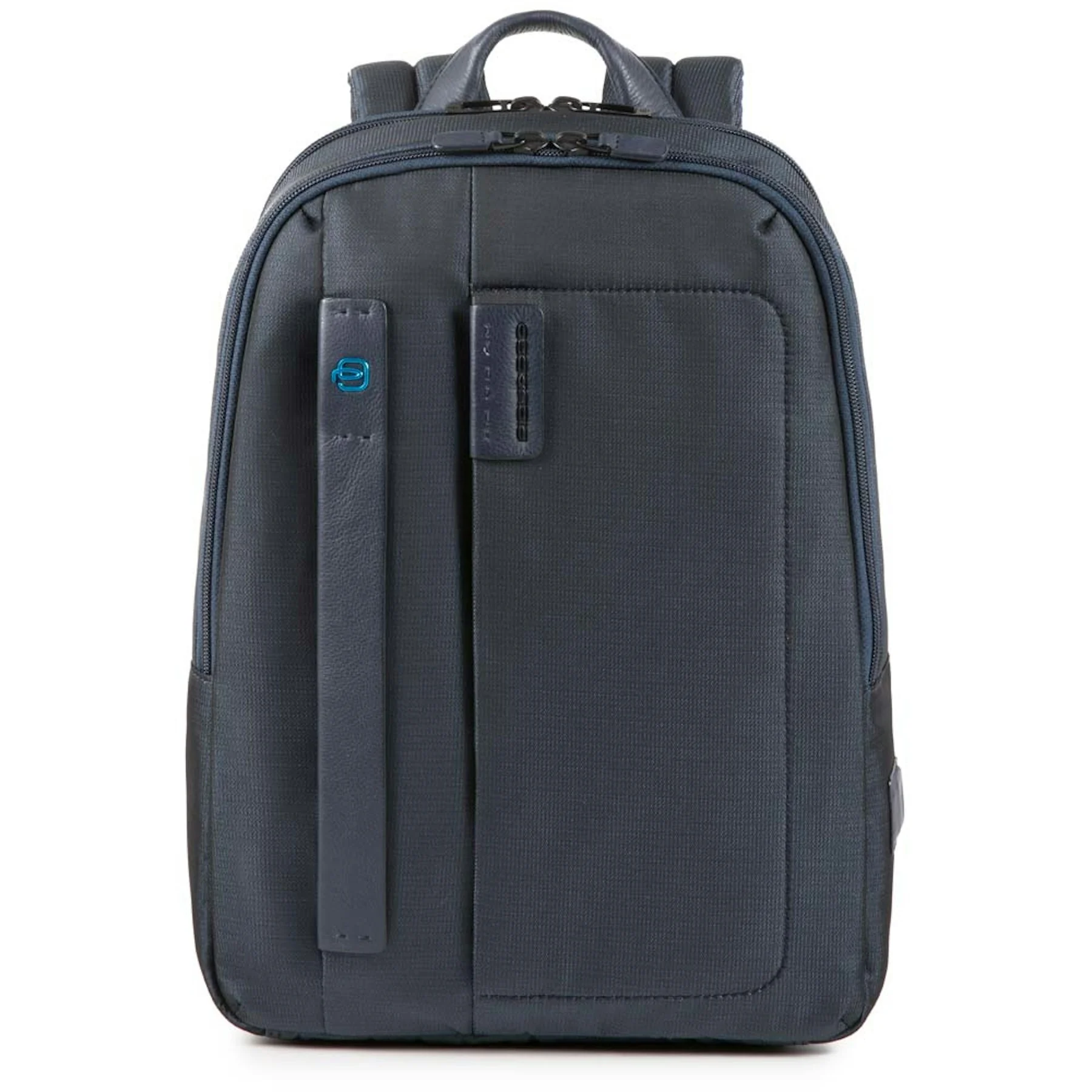 Sac à dos en cuir et tissu | Bleu