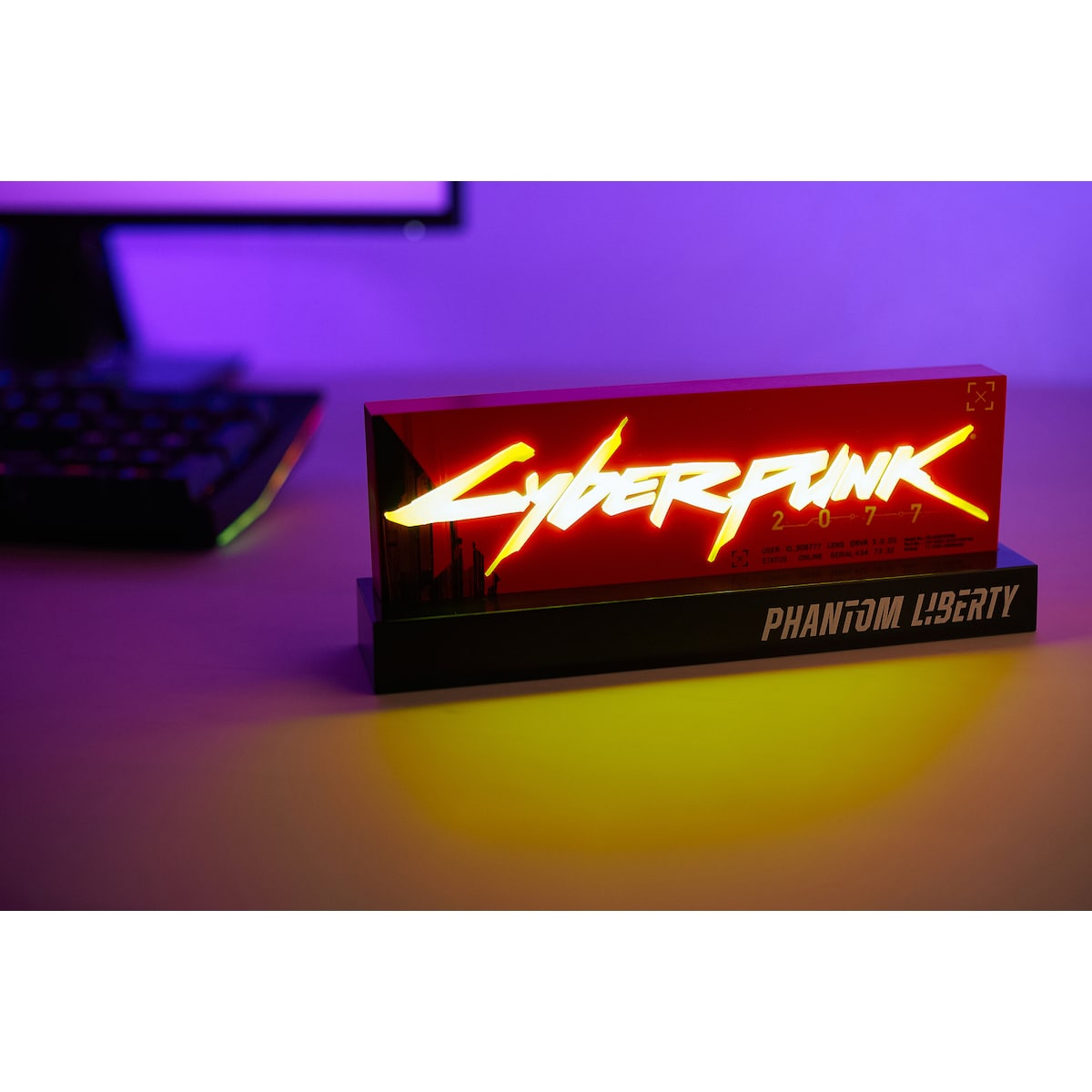 NeaMedia Icons Cyberpunk dekorativt lys (Phantom Liberty)