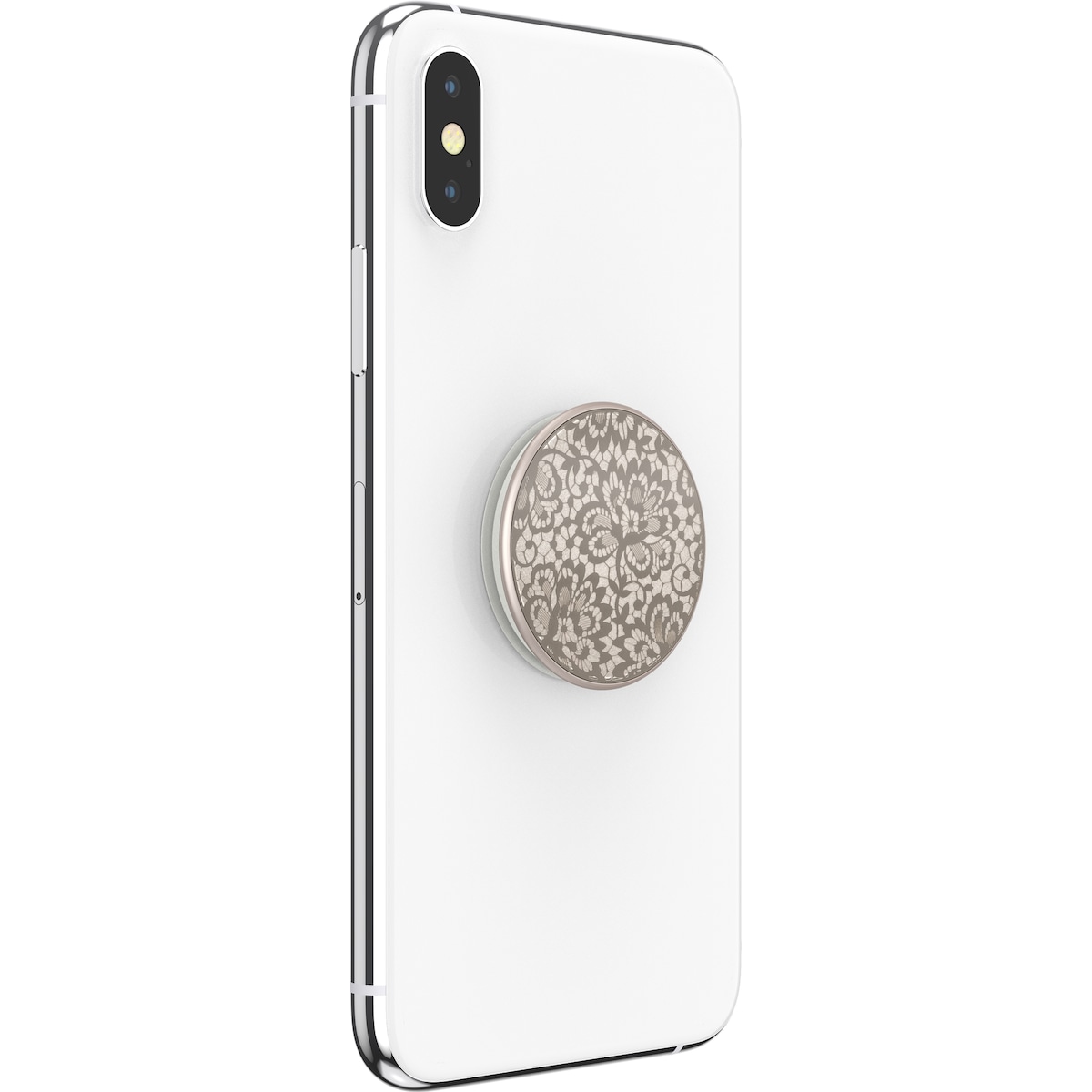 Popsockets Luxe grep til mobile enheter (lasercut metal floral lace)