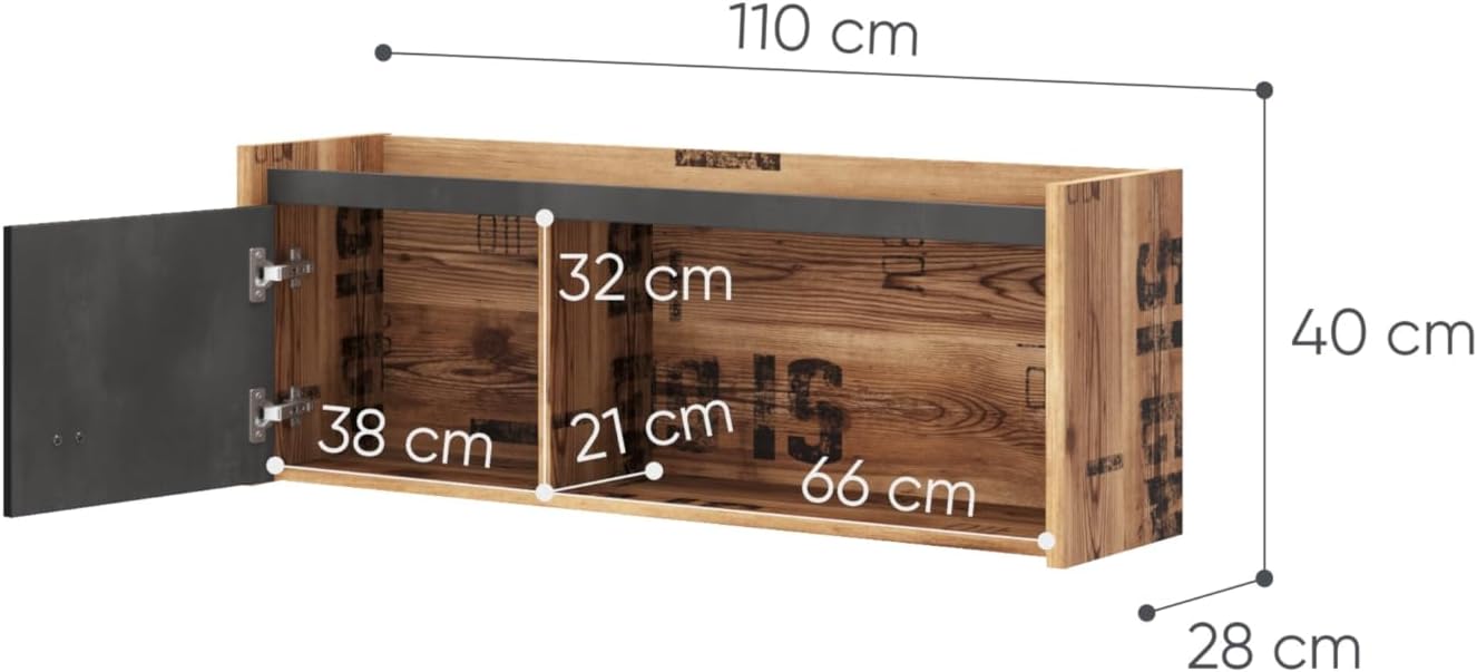 Generisch Jugendzimmer Set Fargo, Mehrfarbig, 90x200cm Bett ohne Matratze, Modern, Montage erforderlich, Rechteckig, Wandmontage, 5-teilig mit Schreibtisch, Eckschrank und Nachtschrank