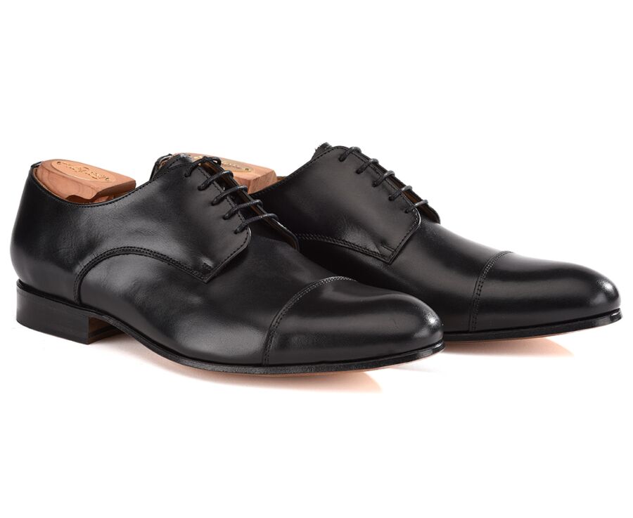 Derbies homme Noir semelle cuir - DURRINGTON