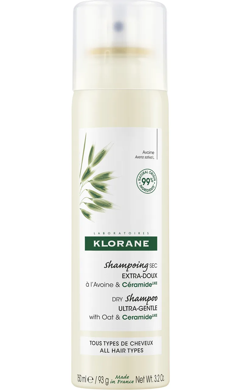 Klorane Shampooing sec spray Avoine & Céramide-150 ml