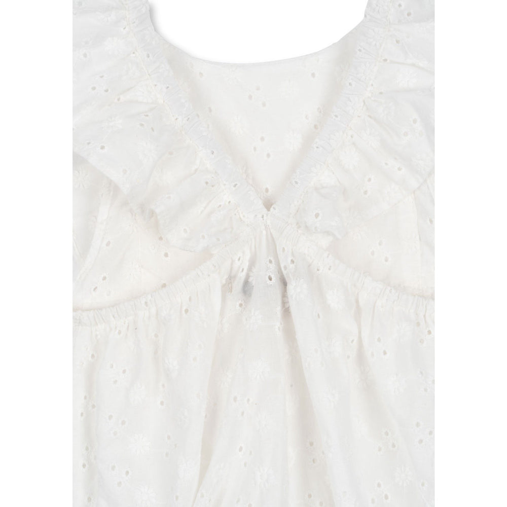 Køb Konges Sløjd Optic White Lacey Romper