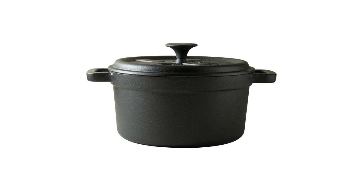 The WindmillBBQ pan L bak-/braadpan  (Zwart, Ø 23 cm | 3.6 liter)