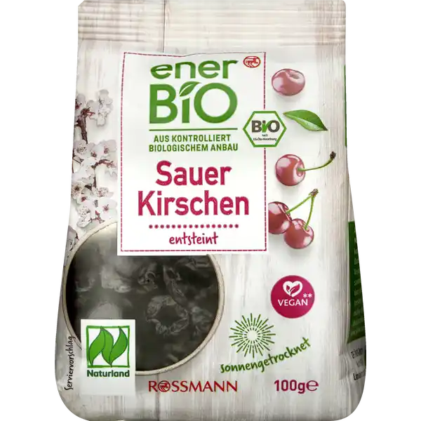 Bio Sauerkirschen entsteint Naturland