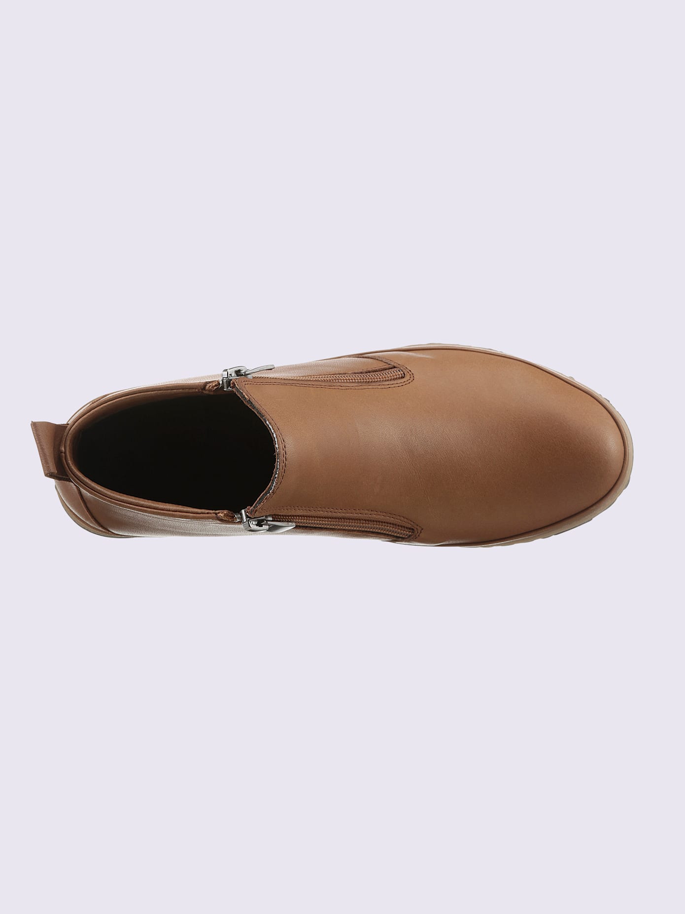 Bottine courte cuir nappa de vache
