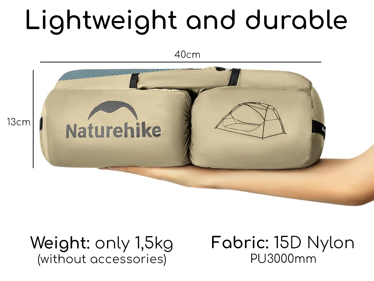 Naturehike Star River 2 UL tent - Khaki
