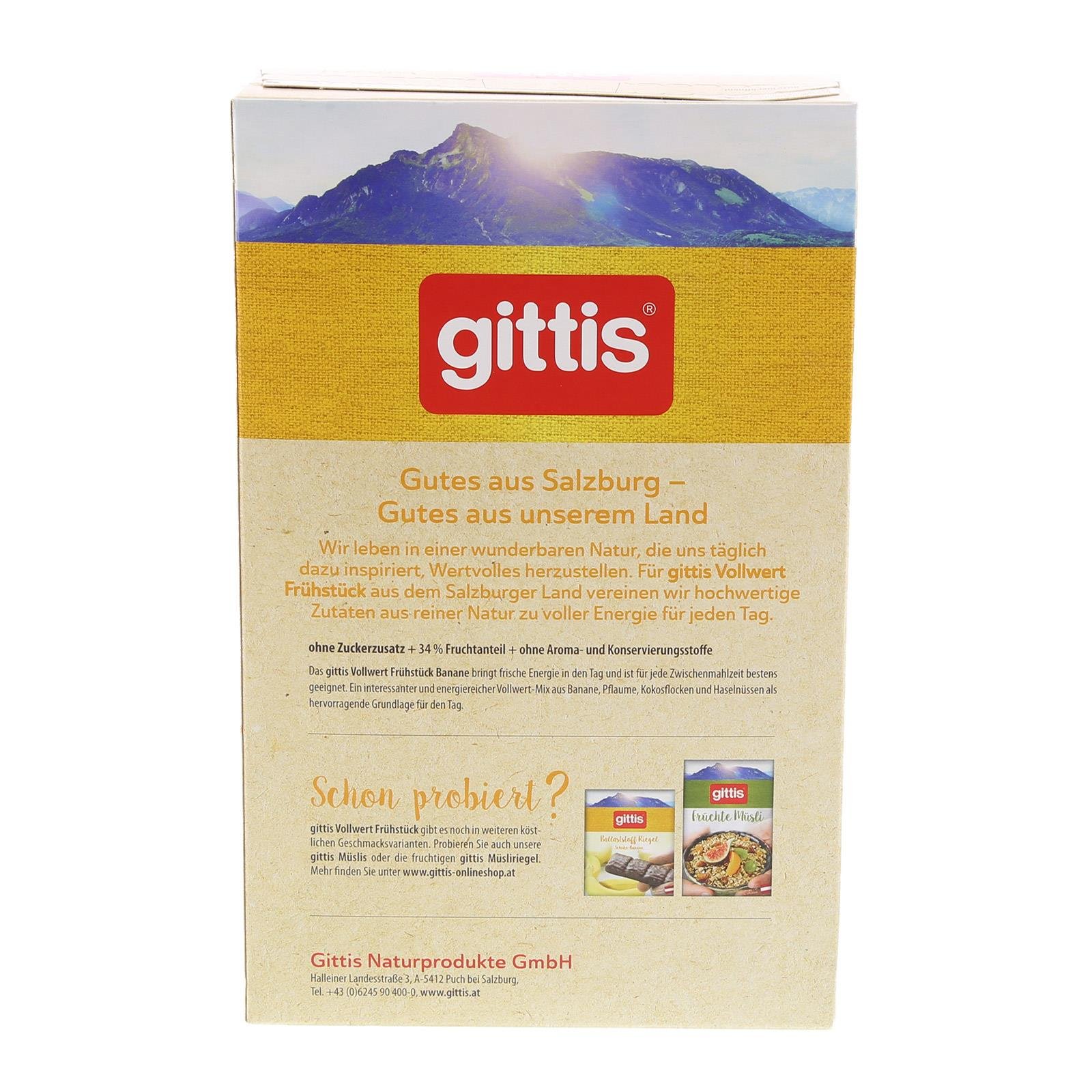 Gittis Banane Vollwert Frühstück
