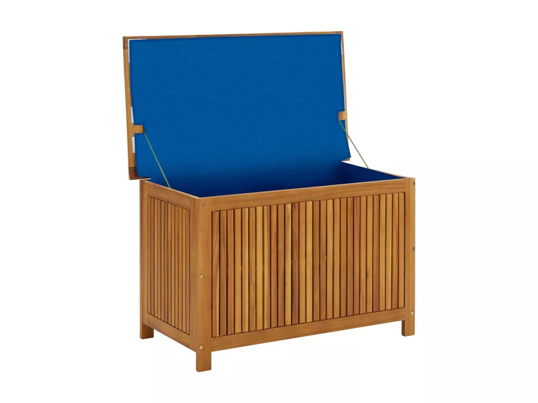 Boîte de rangement de jardin 90x50x58 cm bois d'acacia massif