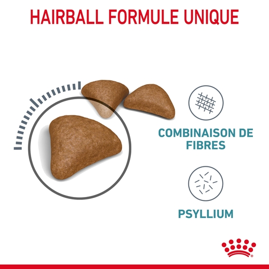 Croquettes chat Adulte réduction boules de poils Hairball 2kg