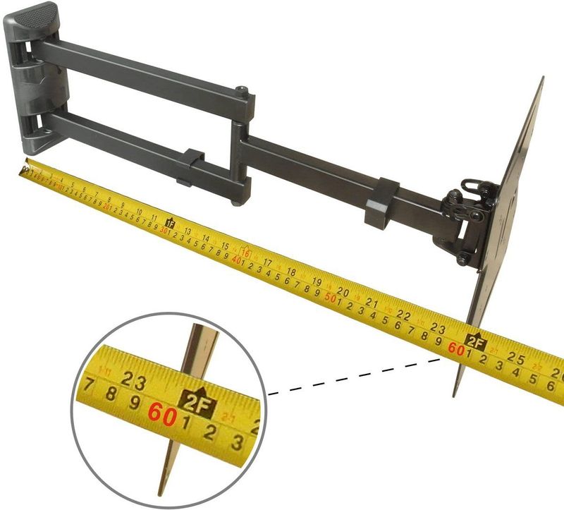 S89B - TV Muurbeugel - Zwart - Universeel Voor 15-55 Inch TV's