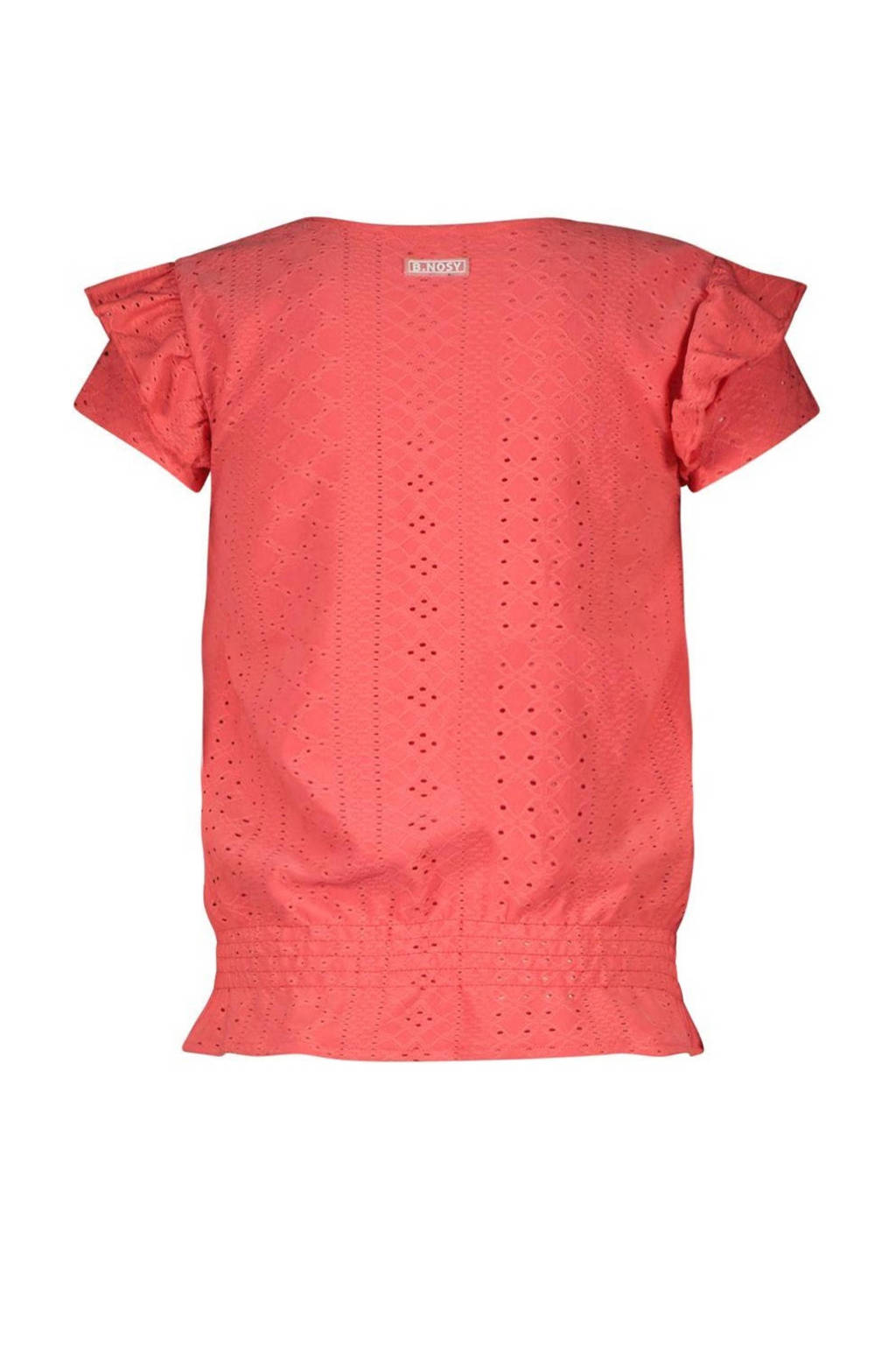 B.Nosy T-shirt Bohdi koraalroze